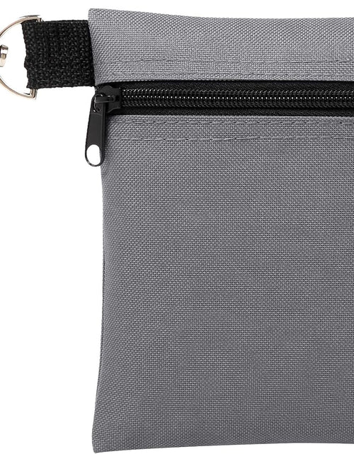 Load image into Gallery viewer, Golf Tee Pouch, 5.62 X 6.87 Inch Professional Zipper Golf Tee/Ball Pouch Bag with Metal Lobster Claw Clip
